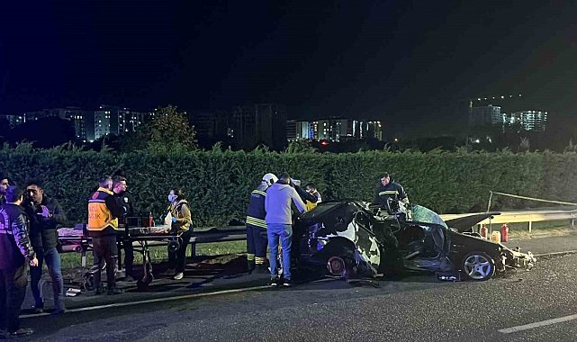 Çerkezköy-Kapaklı yolunda feci kaza: 1 ölü, 1 yaralı