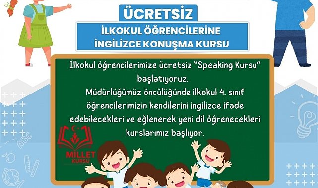 Çiçekdağı'nda ücretsiz İngilizce kursu başlıyor