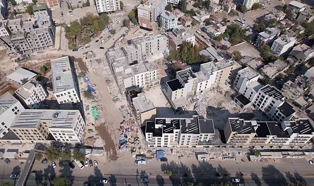 Adıyaman'da rezerv alandaki binalar yükseliyor