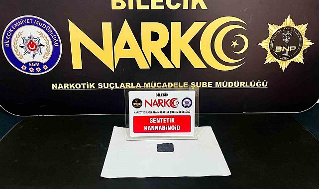 Bilecik'te otobüs terminalinde uyuşturucu madde ile yakalandı