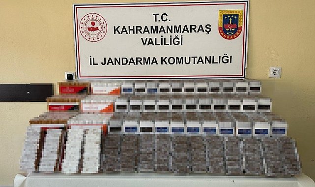Kahramanmaraş'ta kaçakçılık operasyonu