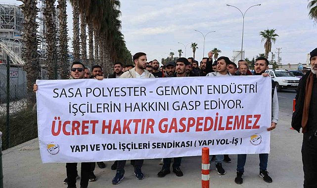 SASA'da gergin bekleyiş sürüyor, ücretlerini alamayan işçiler eyleme başladı