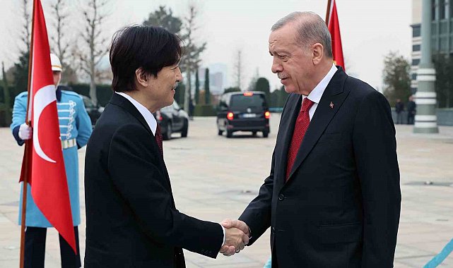 Cumhurbaşkanı Erdoğan, Japonya Veliaht Prensi Fumihito'yu kabul etti