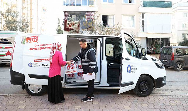 2024 yılında bin 506 çocuk 49 bin 308 adet mama desteği alırken, 11 bin 81 çocuk 765 bin 648 litre süt desteği aldı