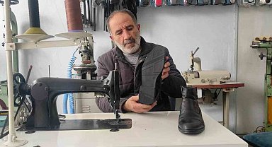 35 yıllık ayakkabıcı: "Meslek okulları çırak yetiştirirse en azından bu meslek dalı da ölmez"