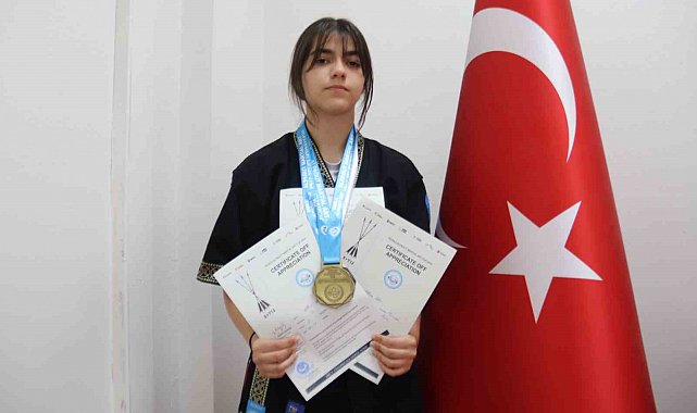 'Alpagut' dünya şampiyonu Nisa Nur'un sıradaki hedefi milli sporcu olmak