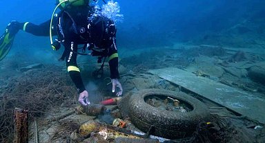5 yılda denizlerden 20 bin 500 kamyon dolusu çöp çıkarıldı