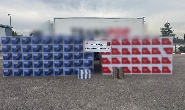 Adana'da 5 milyon 600 bin kaçak makaron ele geçirildi