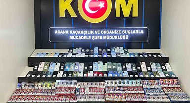 Adana'da kaçakçılık operasyonu