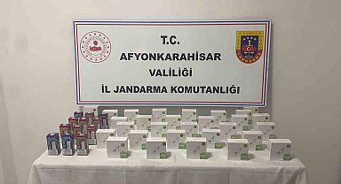 Afyonkarahisar'da kaçak elektronik sigara ele geçirildi