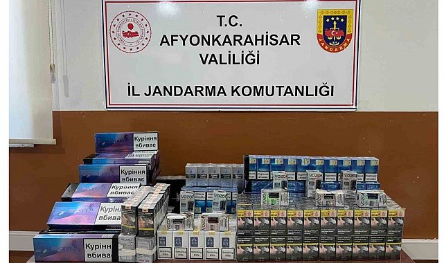 Afyonkarahisar'da kaçak elektronik ve normal sigara ele geçirildi
