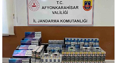 Afyonkarahisar'da kaçak elektronik ve normal sigara ele geçirildi