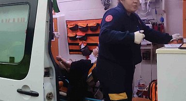 Ağaca çarpan araçtaki 2 kişi yaralandı