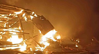 Ahşap bağ evinde çıkan yangın ormana sıçramadan kontrol altına alındı