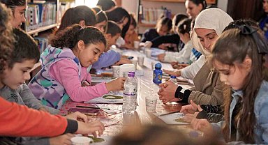 Alanya'da Çocuk Kütüphanesi'nde öğrenciler için tam mesai