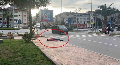 Aldığı maddenin etkisiyle bir anda yere yığıldı: O anlar kamerada