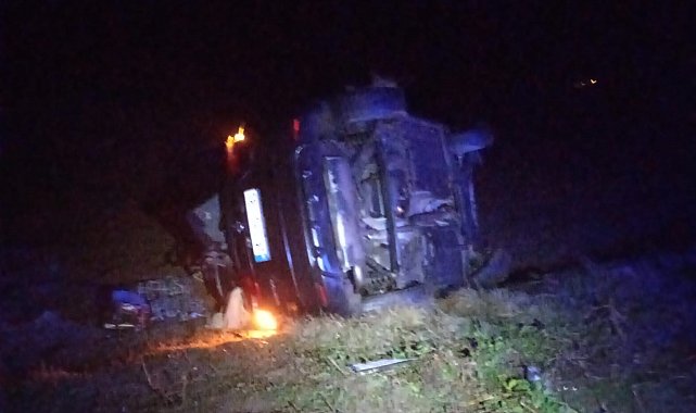 Amasya'da otomobil şarampole devrildi: 2 ölü, 3 yaralı