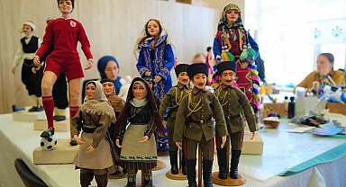 Anadolu kültürünü yansıtan kitre bebekler ilmek ilmek işleniyor