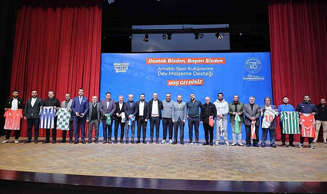 Arnavutköy Belediyesi'nden amatör spor kulüplerine büyük destek