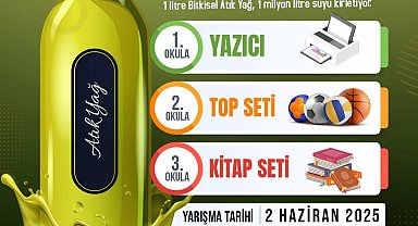 Atakum'da liseler arası bitkisel atık yağ toplama yarışması