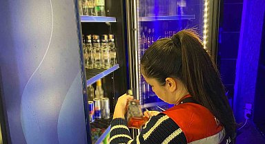 Ataşehir'de sahte ve kaçak alkol denetimi