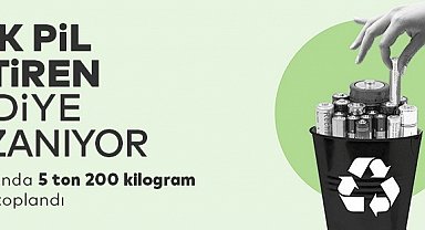 Ataşehirliler atık pilleri toplayıp hediyeler kazanıyor