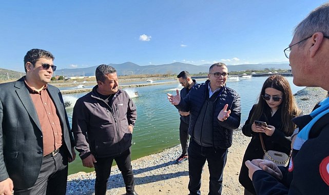 Azerbaycan Tarım Bakanlığı heyeti Muğla'da su ürünleri tesislerini inceledi