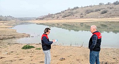 Babaeski'de göletlerde denetim gerçekleştirildi