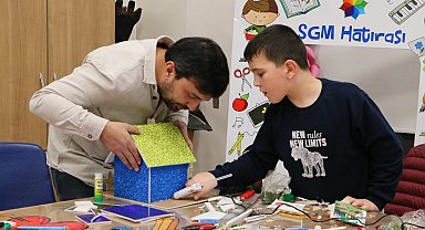 Babalar ve çocukları SGM atölyelerinde buluştu
