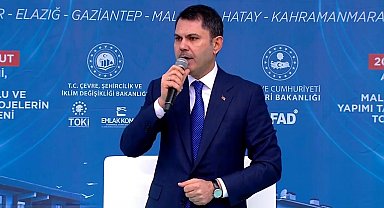 Bakan Kurum: "Teslim ettiğimiz her bir konut, Türkiye Cumhuriyeti'nin milletine uzattığı şefkat elidir"