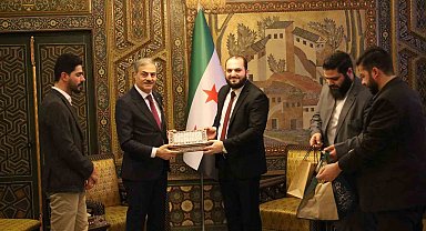 Başkan Alemdar, Suriye'nin başkenti Şam'da: "Yeniden doğuşun hikayesi filizleniyor"