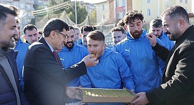 Başkan Eyüp Kahveci'den Belediye Kütahyaspor'a nmoral ziyareti