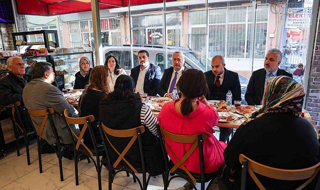 Başkan Yalım Dikilitaş Mahallesi esnafıyla bir araya geldi