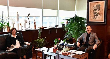 Başkanlar, Eskişehir ve ülke gündemine ilişkin görüş alışverişinde bulundu