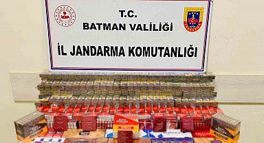 Batman'da bin 308 paket kaçak sigara ele geçirildi