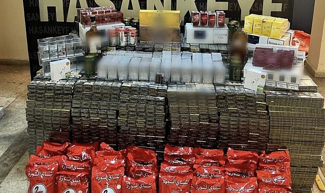 Batman'da iki araçta gümrük kaçağı ürünler ele geçirildi