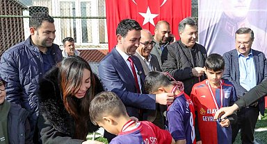 Bayraklı'da U-10 Cup turnuvası görkemli finalle tamamlandı