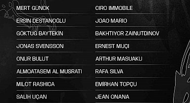 Beşiktaş'ın, Antalyaspor maçı kamp kadrosu belli oldu