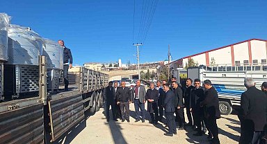 Besni'de üreticilere süt soğutma tankları teslim edildi