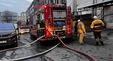 Beylikdüzü'nde korkutan yangın