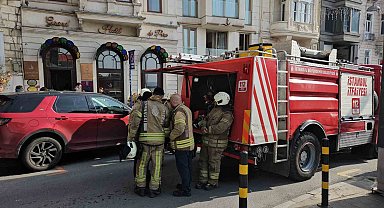 Beyoğlu'nda otelde yangın paniği