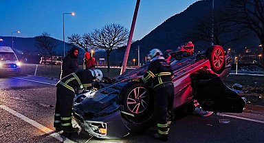 Bilecik'te meydana gelen trafik kazasında 1 kişi yaralandı