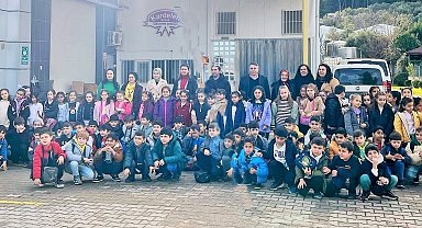 Bursa'nın tatlı lezzeti Kardelen öğrencileri tesislerinde ağırlıyor