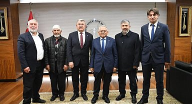 Büyükkılıç'a, Bünyan Belediye Başkanı Metin'den ziyaret