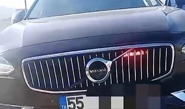 Çakar lamba kullanan aracın sürücüsüne ve sahibine 276 bin lira cezası