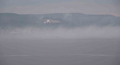Çanakkale Boğazı sis nedeniyle transit gemi geçişlerine kapatıldı