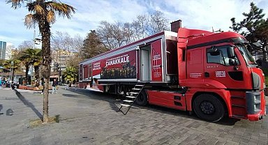 Çanakkale Savaşları Mobil Müzesi Zonguldak'ta ziyaretçilerini bekliyor
