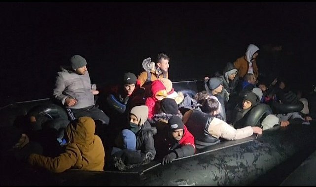 Çanakkale'de 35 kaçak göçmen yakalandı