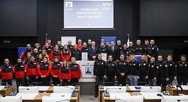 Çanakkale'de AFAD "Akreditasyon ve Arma Teslim Töreni" Düzenlendi