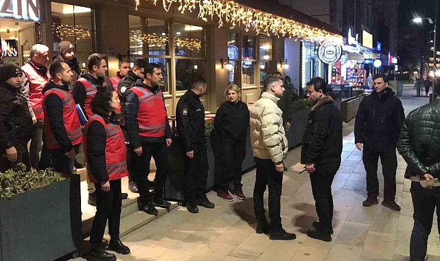 Çerkezköy'de eğlence mekanları ve kıraathanelere denetim